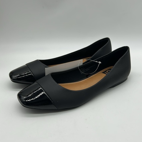 DV by Dolce Vita Melanie Toe Cap Ballet Flats Black | Size 8 | NWT - Picture 5 of 11